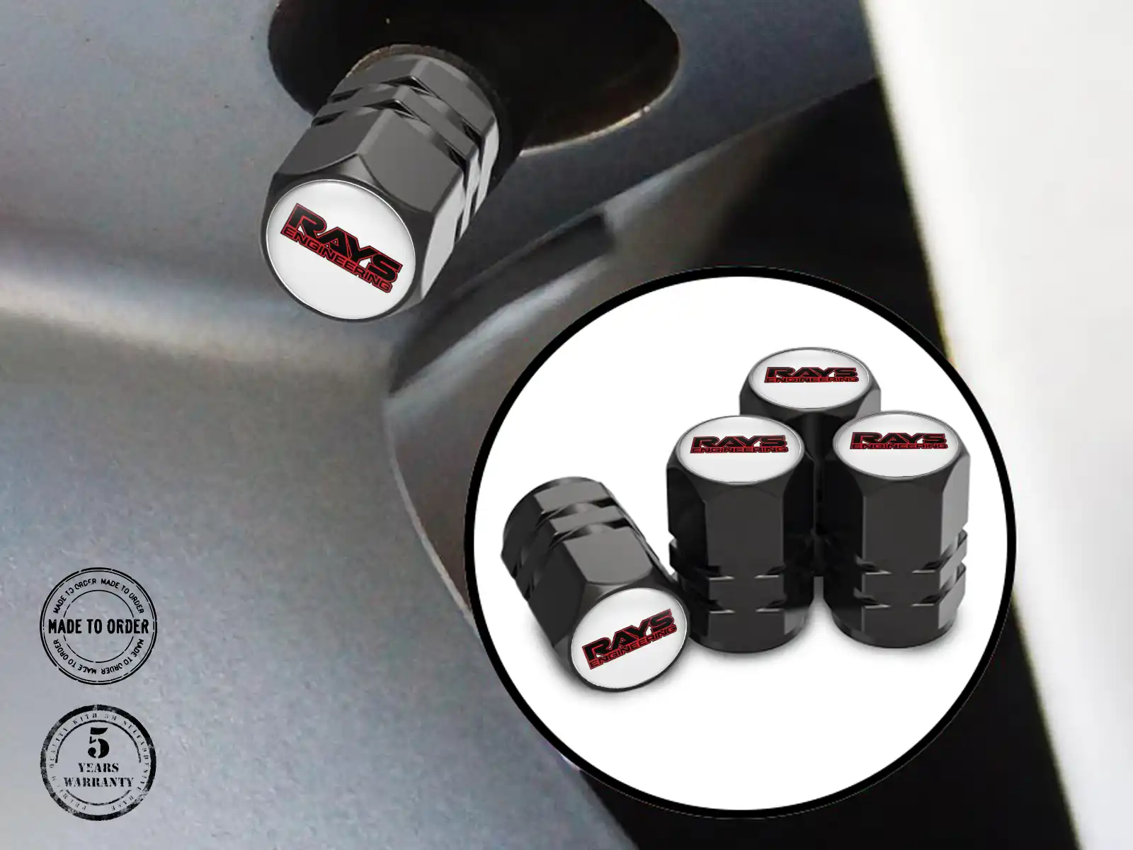 Rays Capsules De Tige De Valve SUV Design Minimal